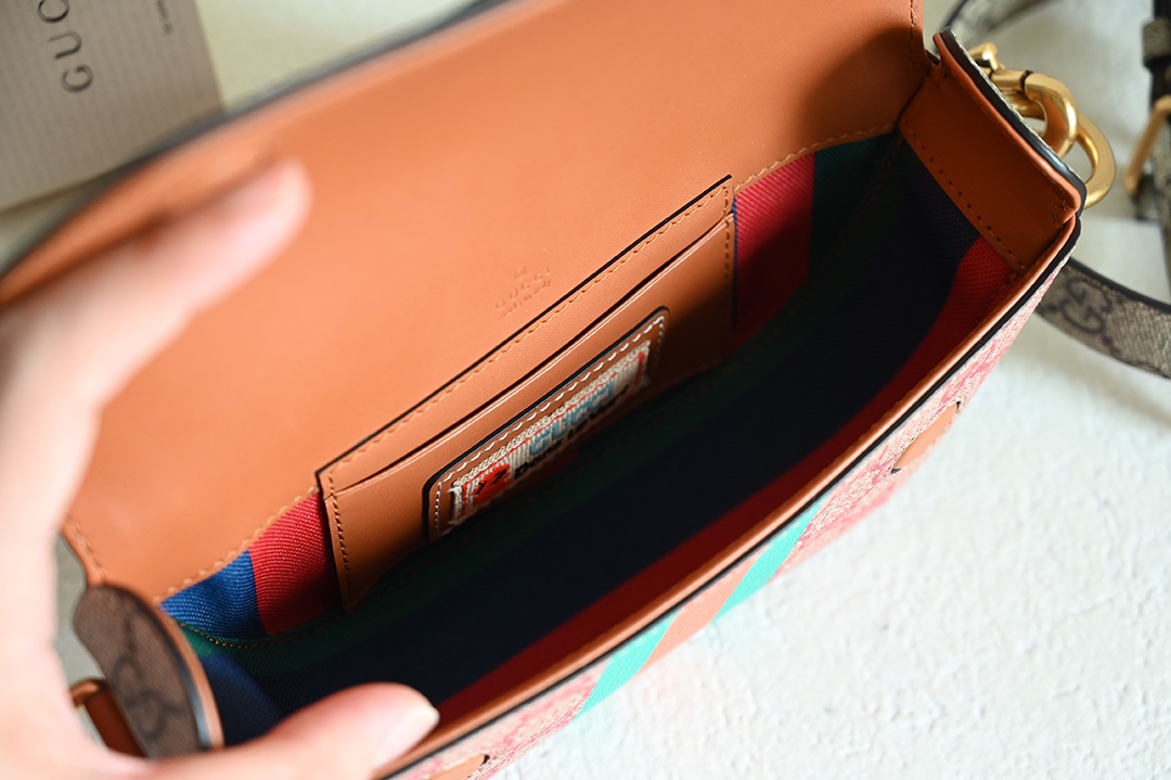 Gucci Pink Wild Boar Skin Clutch Bag