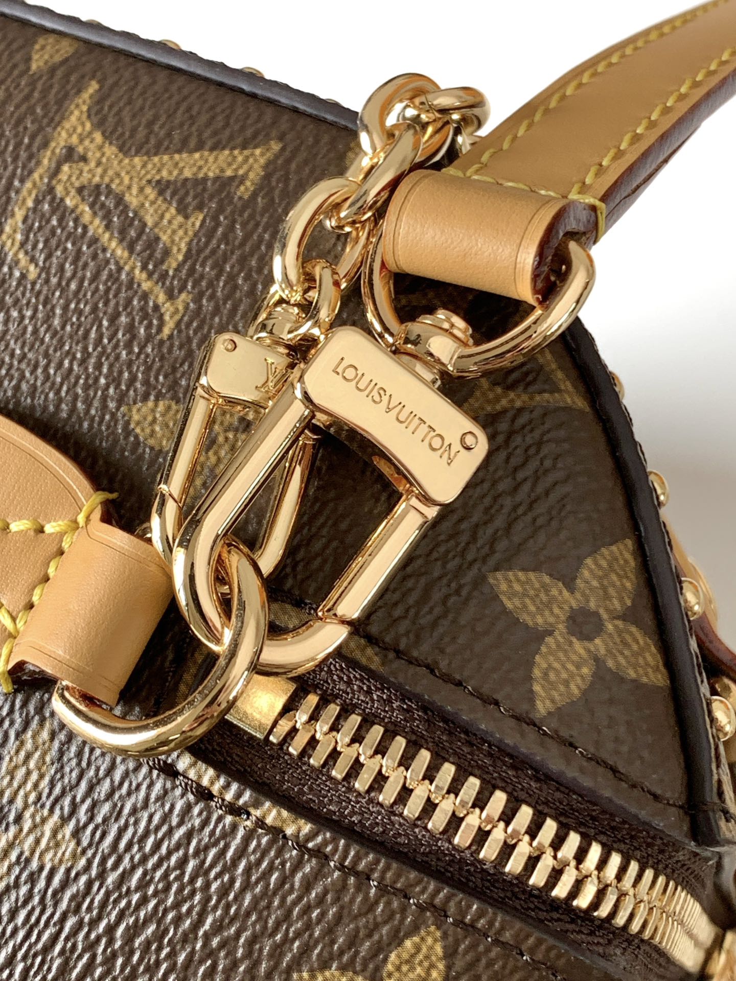 LV Speedy Trunk Leather Handbag