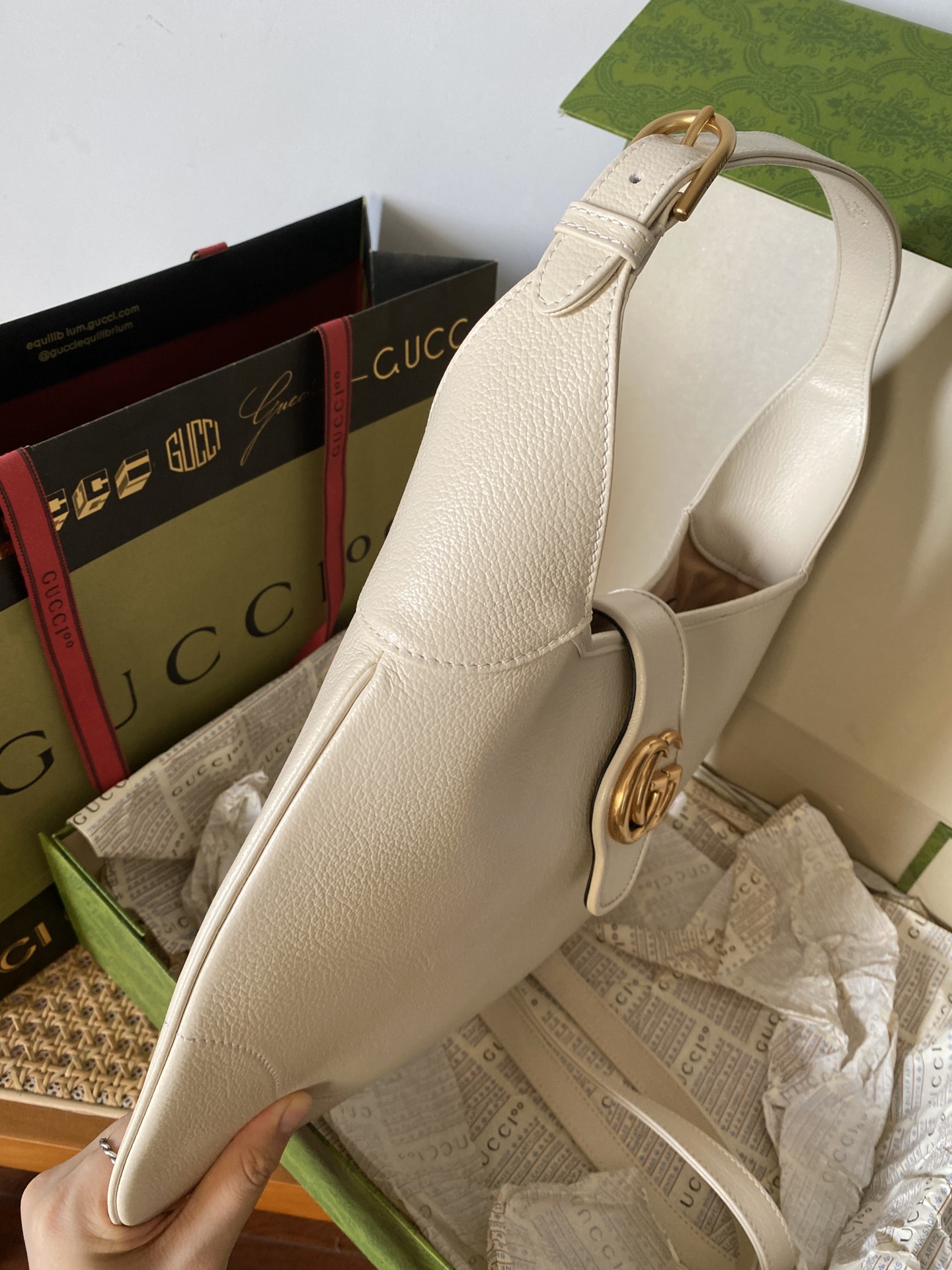 Gucci Soft Leather Underarm Bag