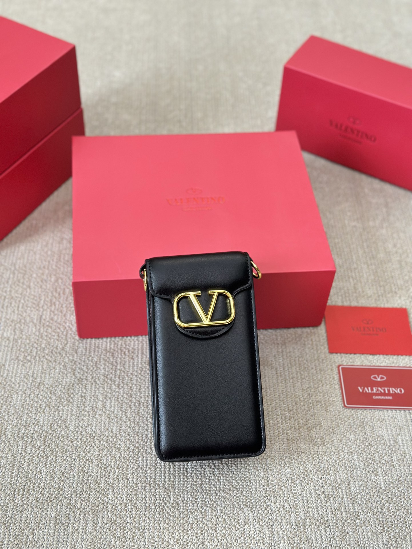 Valentino Calfskin Chain Bag