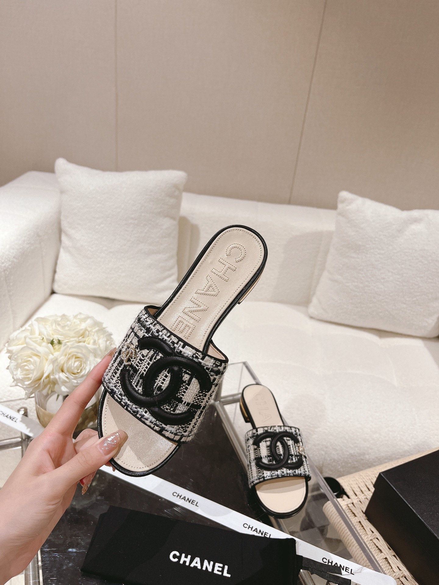 Chanel Original big brand luxury goods 1:1 high-end quality top qualityChanel explosive sandals