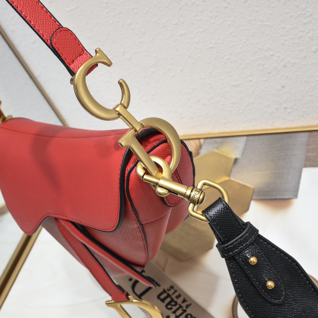 Christian Dior Lambskin Saddle Underarm Bag