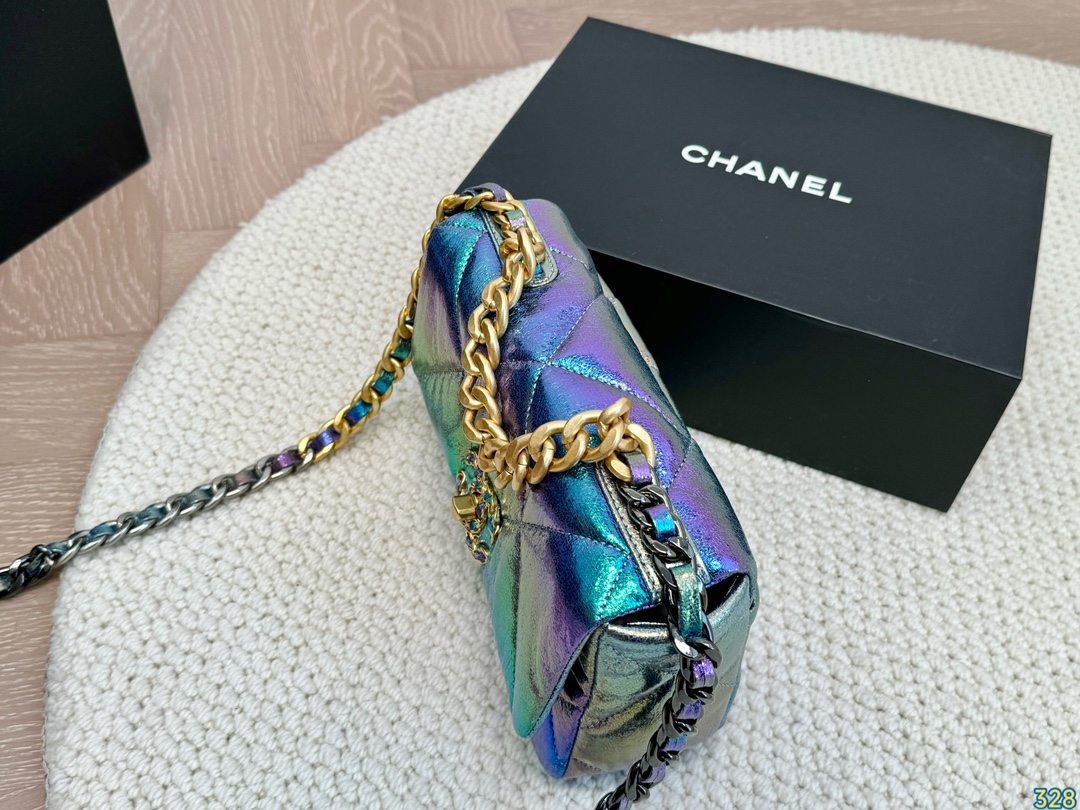 Chanel Laser-Cut Lambskin Bag