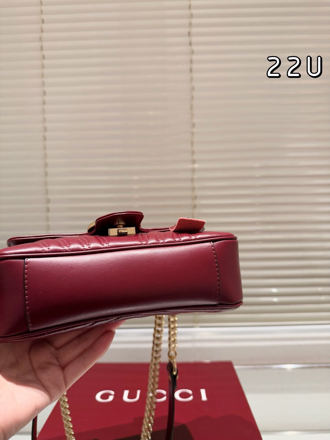 Gucci Marmont Sheepskin Chain Bag