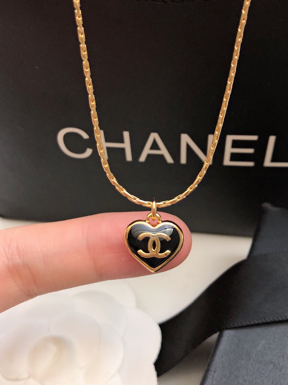 Chanel Heart Mini Necklace