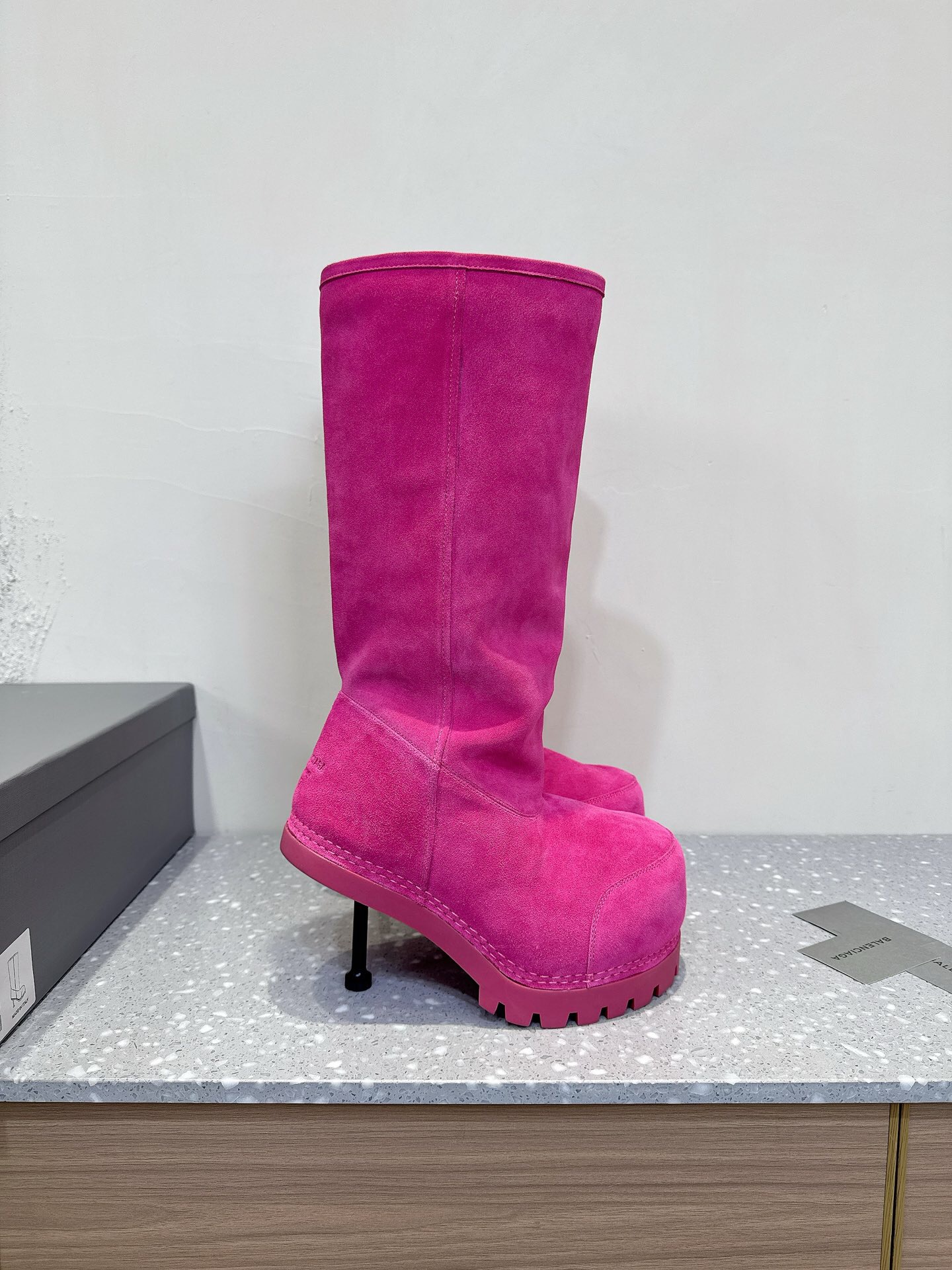 Balenciaga Oversized Toe High Heel Ski Boots