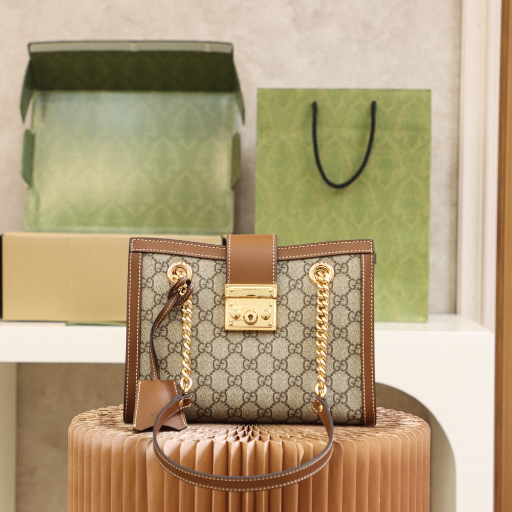 Gucci Classic Vintage-Inspired Leather Single-Shoulder Mini Tote