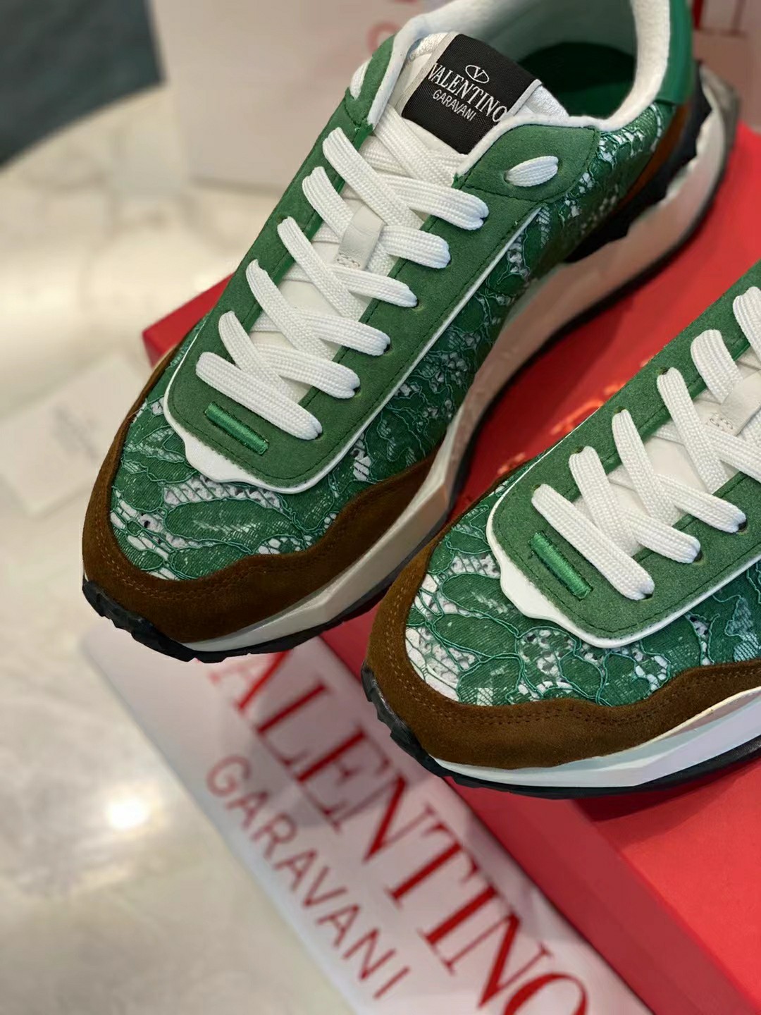 Valentino Classic Leather Sneakers