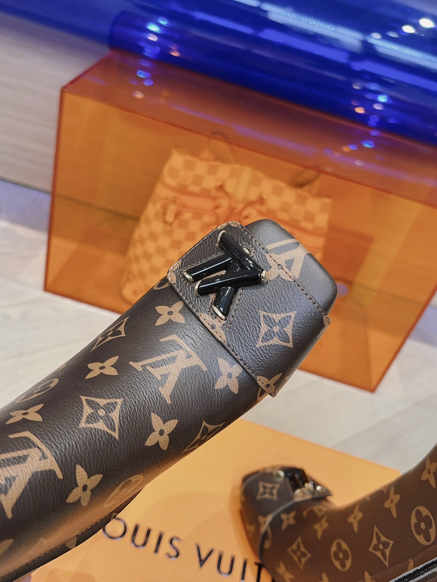 LV Monogram High-Heel Boots