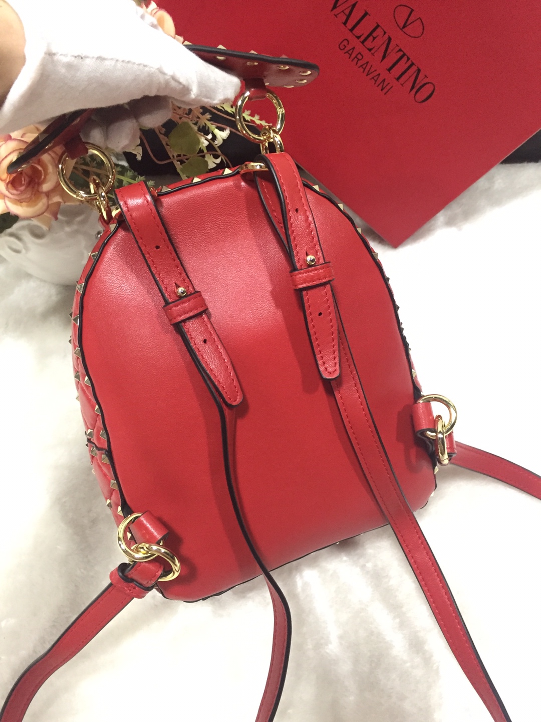 Valentino Sheepskin Backpack