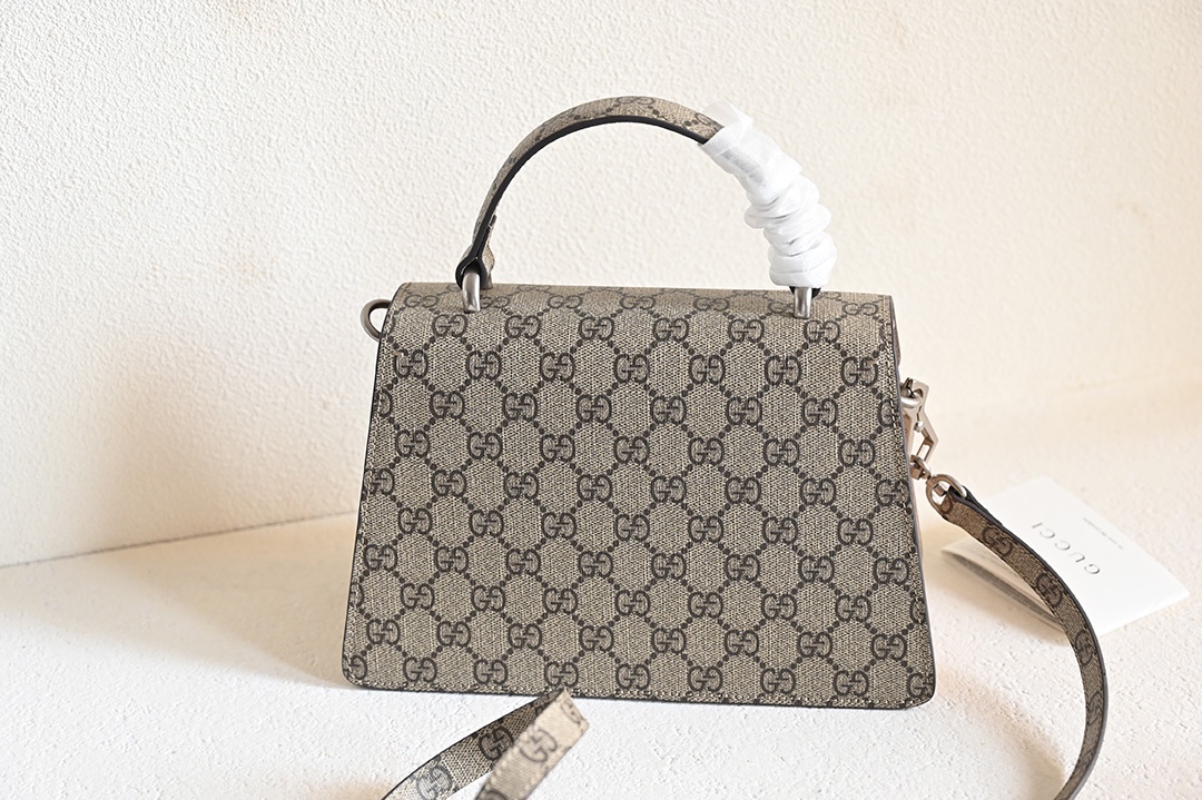 Gucci Classic Vintage-Inspired Leather Handbag