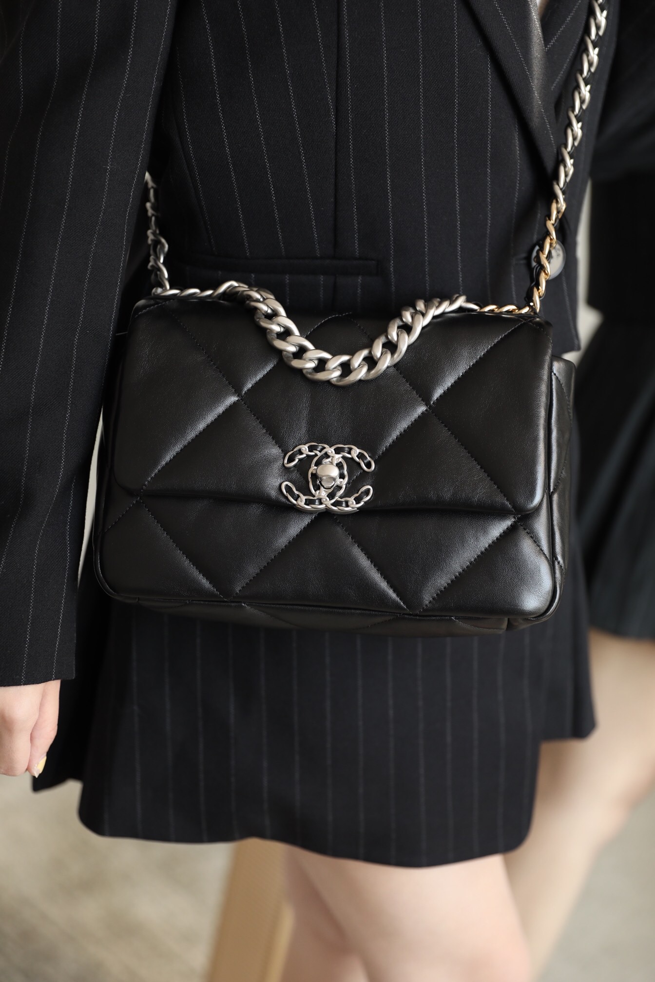 Chanel Black 19 Bag