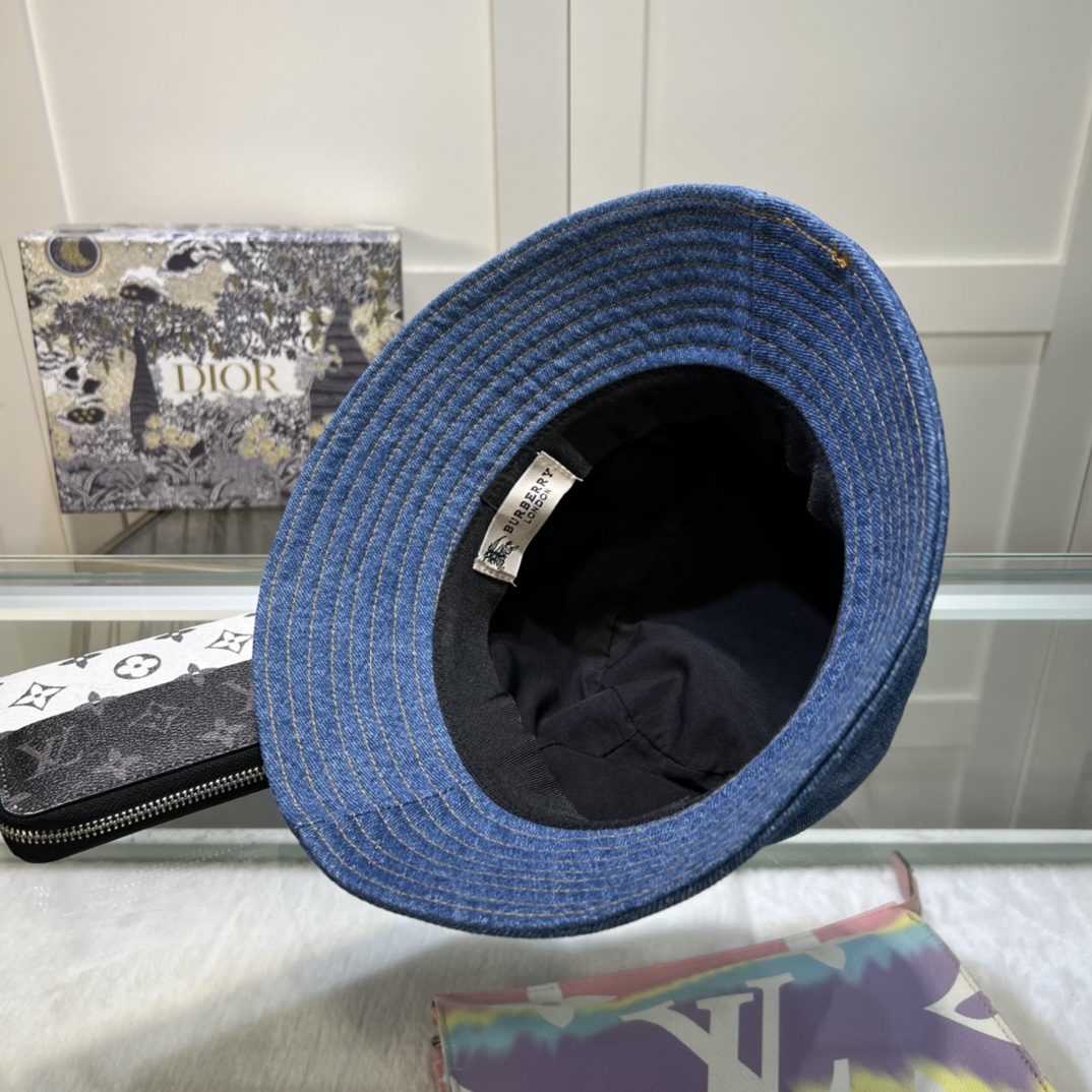 Burberry Denim Fisherman Hat
