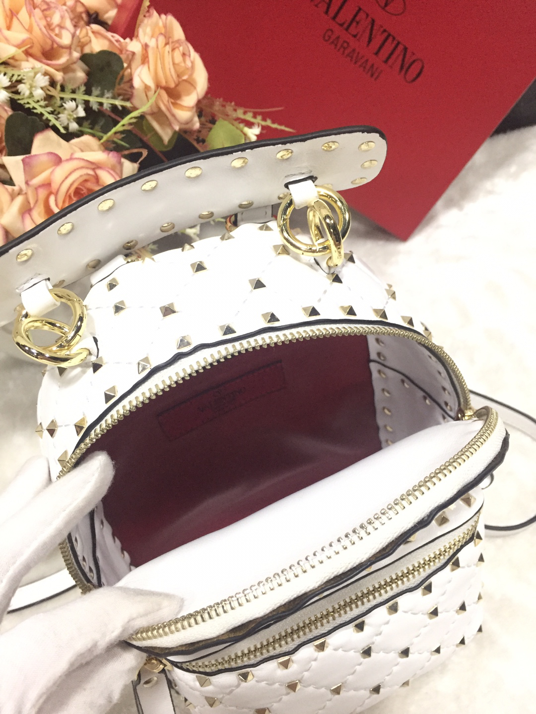 Valentino Sheepskin Backpack