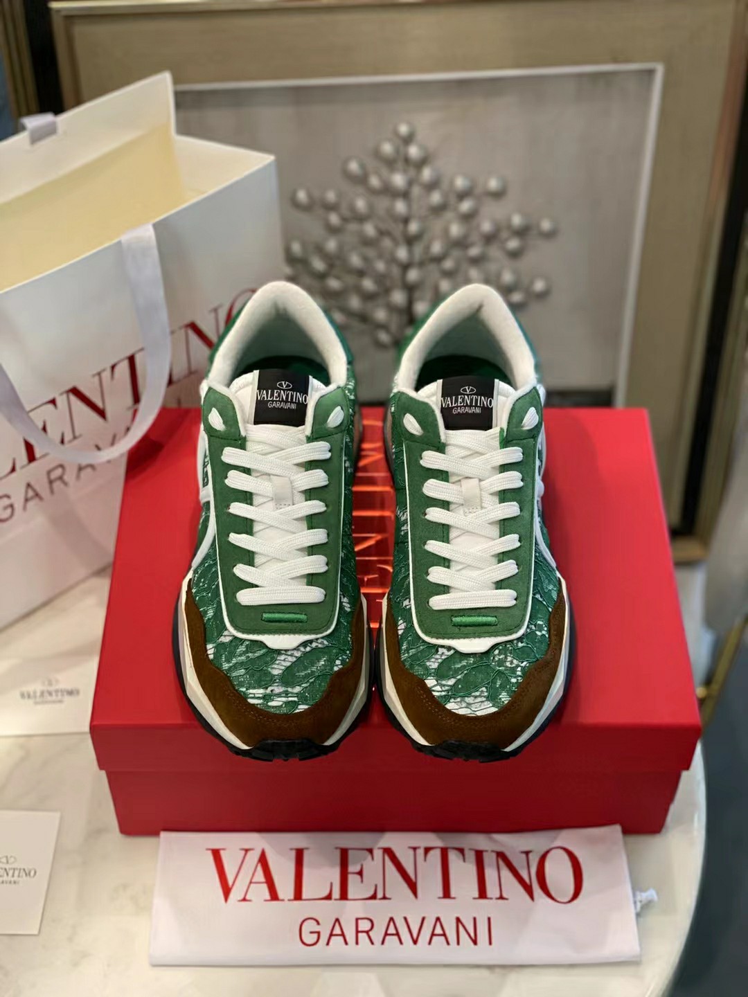 Valentino Classic Leather Sneakers