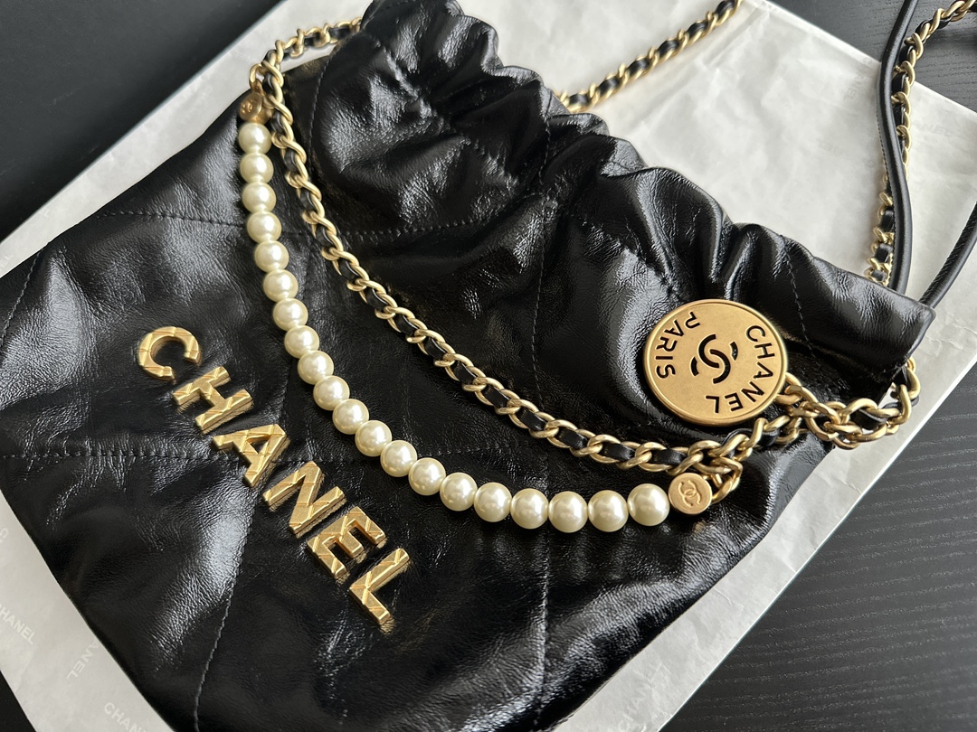 Chanel Calfskin Soft Leather Bag