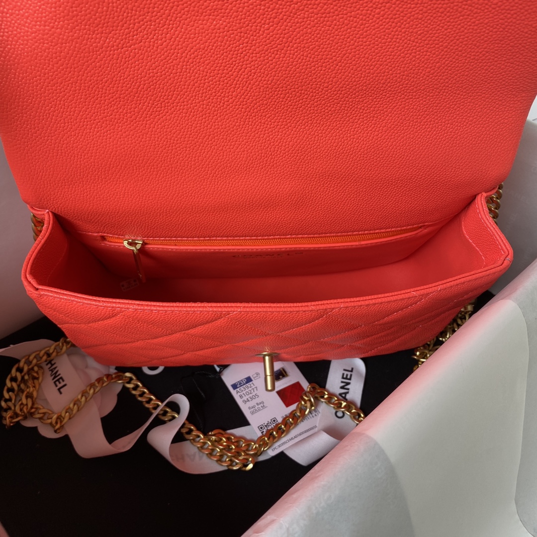 Chanel Unique Style Caviar Leather Crossbody Bag