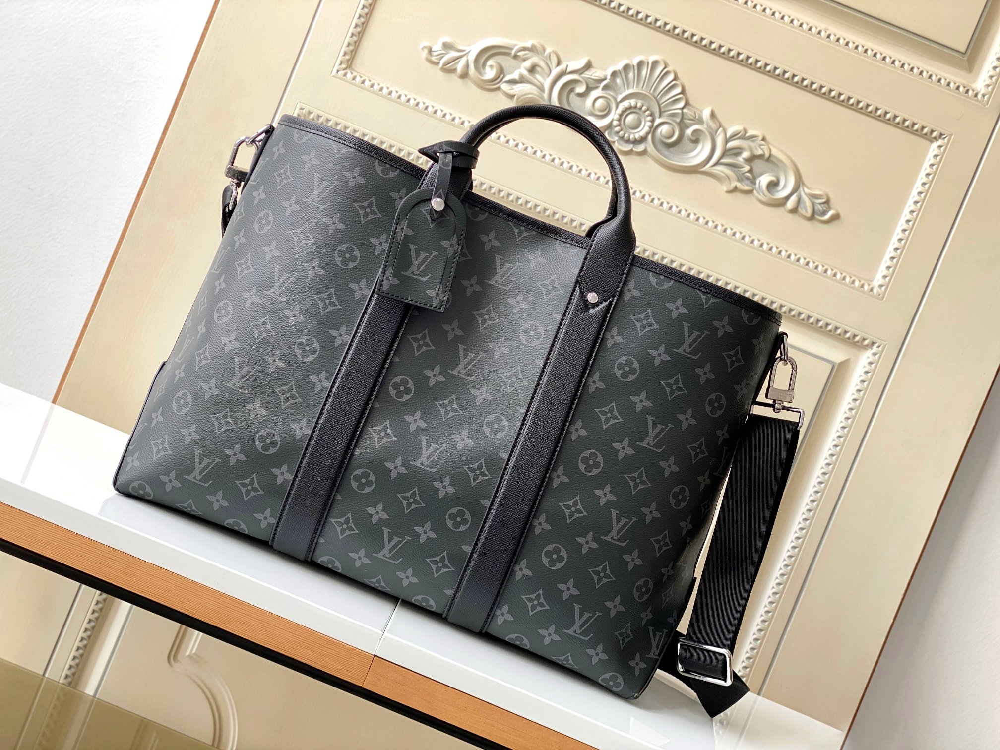 Louis Vuitton Classic Leather Tote Bag