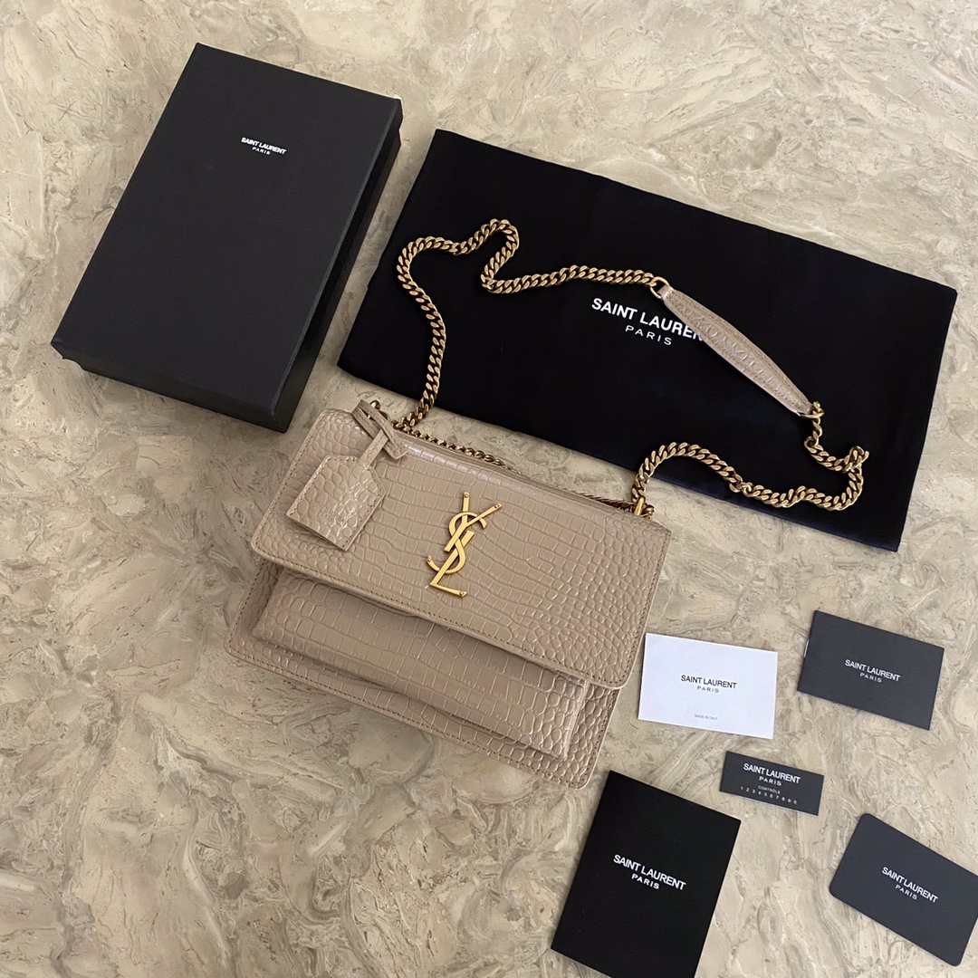 Saint Laurent Classic Chain Shoulder/Crossbody Bag for Women