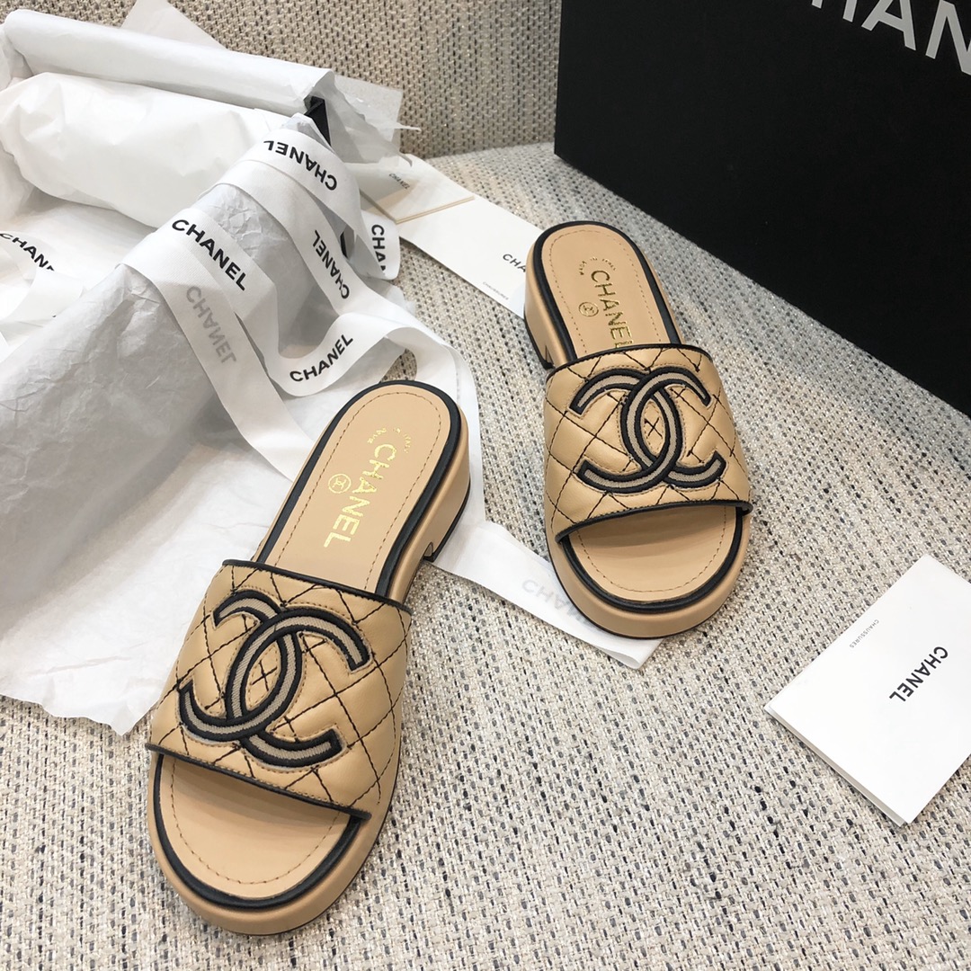 Chanel Soft Leather Slippers