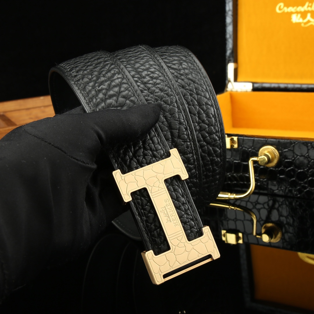 Hermès Vintage Calfskin Leather Belt