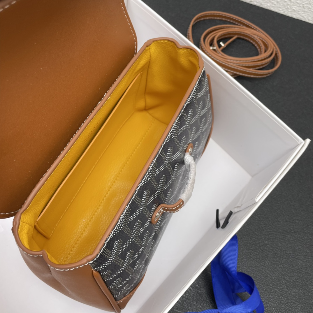 Original big brand luxury goods 1:1 high-end quality top qualityGoyard mini Saigon bagOriginal big brand luxury goods 1:1 high-end quality top original size copy