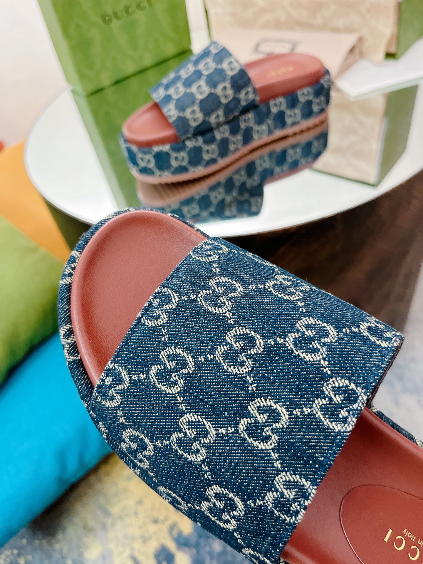 Gucci Thick-Soled Slippers