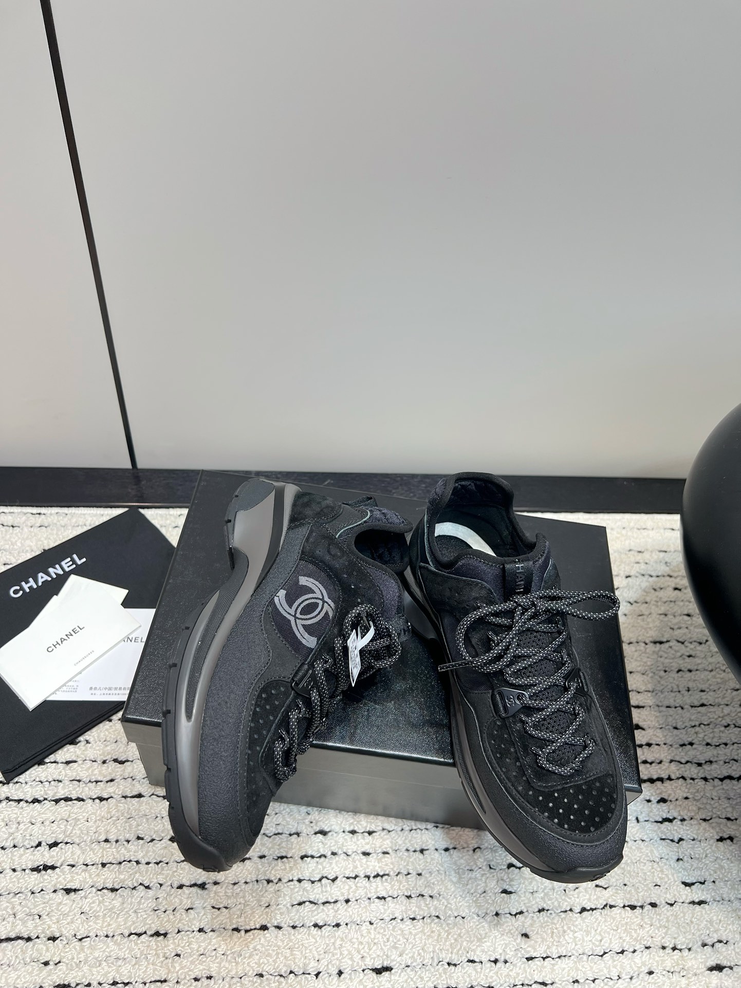 Chanel Versatile Suede Sneakers