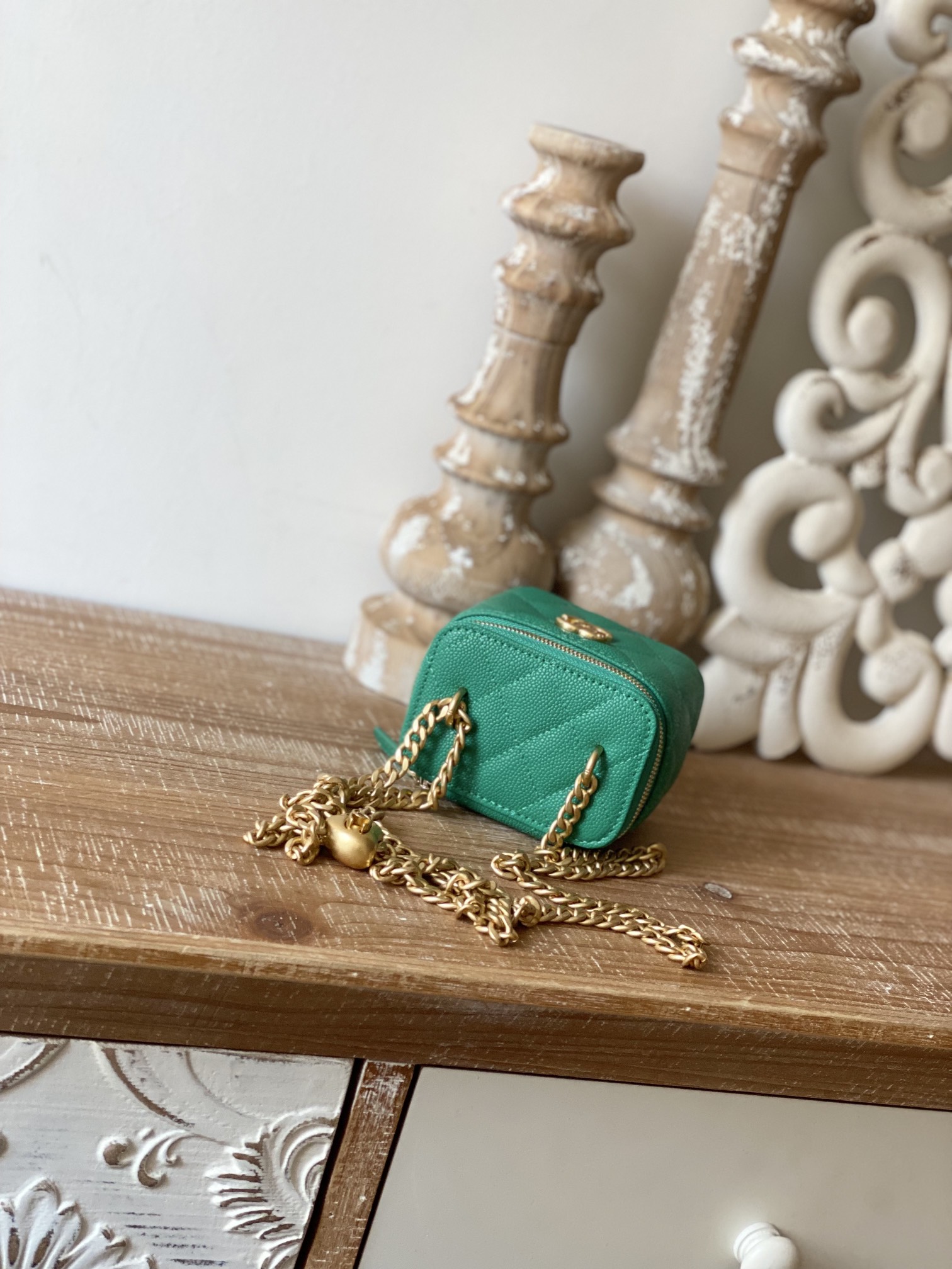 Chanel Lambskin Mini Makeup Pouch