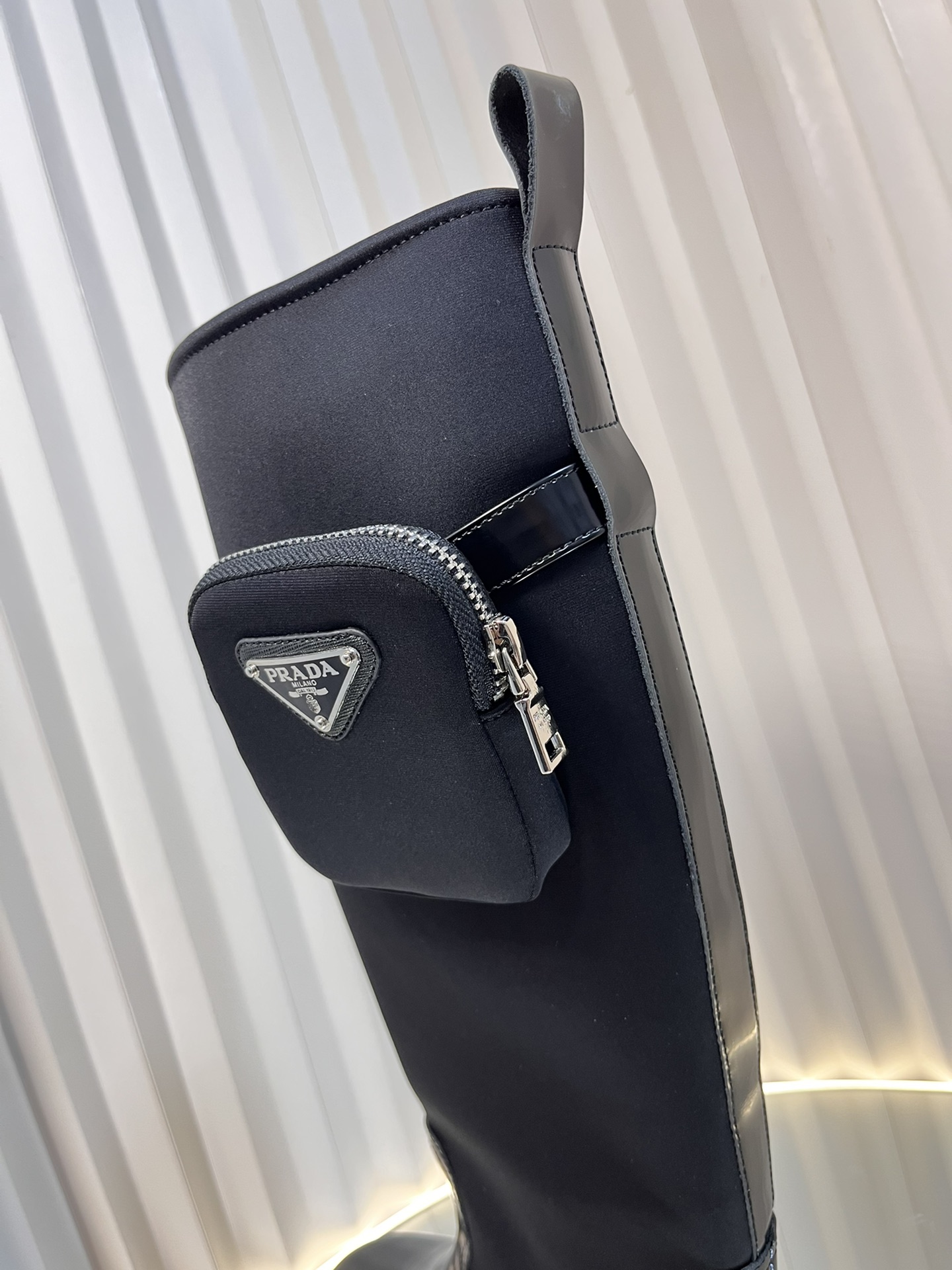 Prada FW24 New Arrivals Leather Long Boots