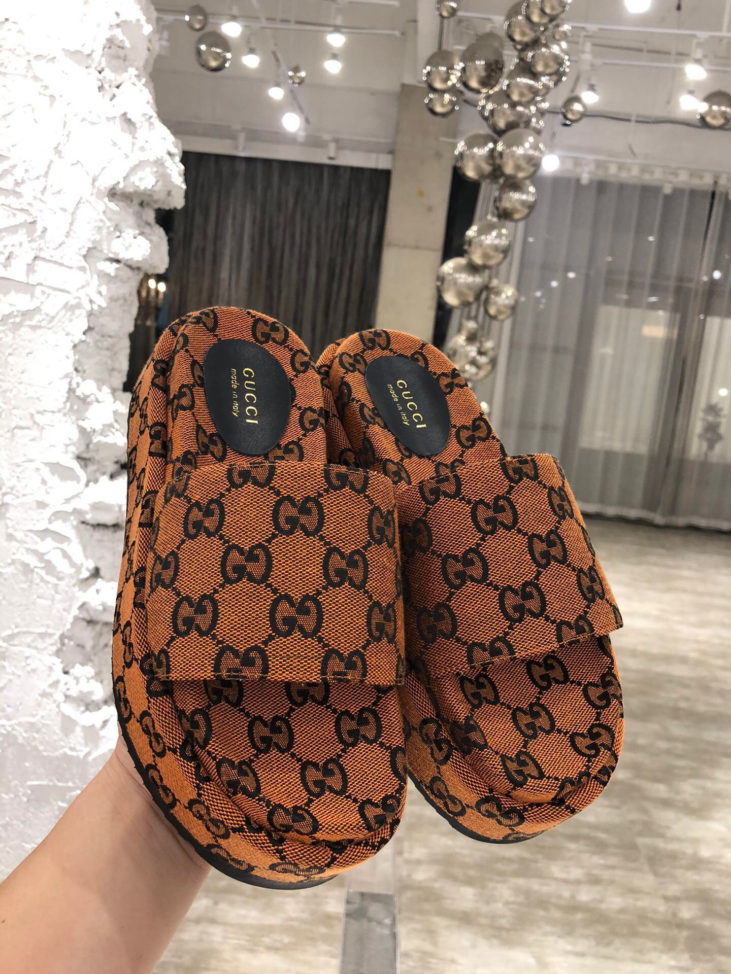 Gucci Platform Slippers