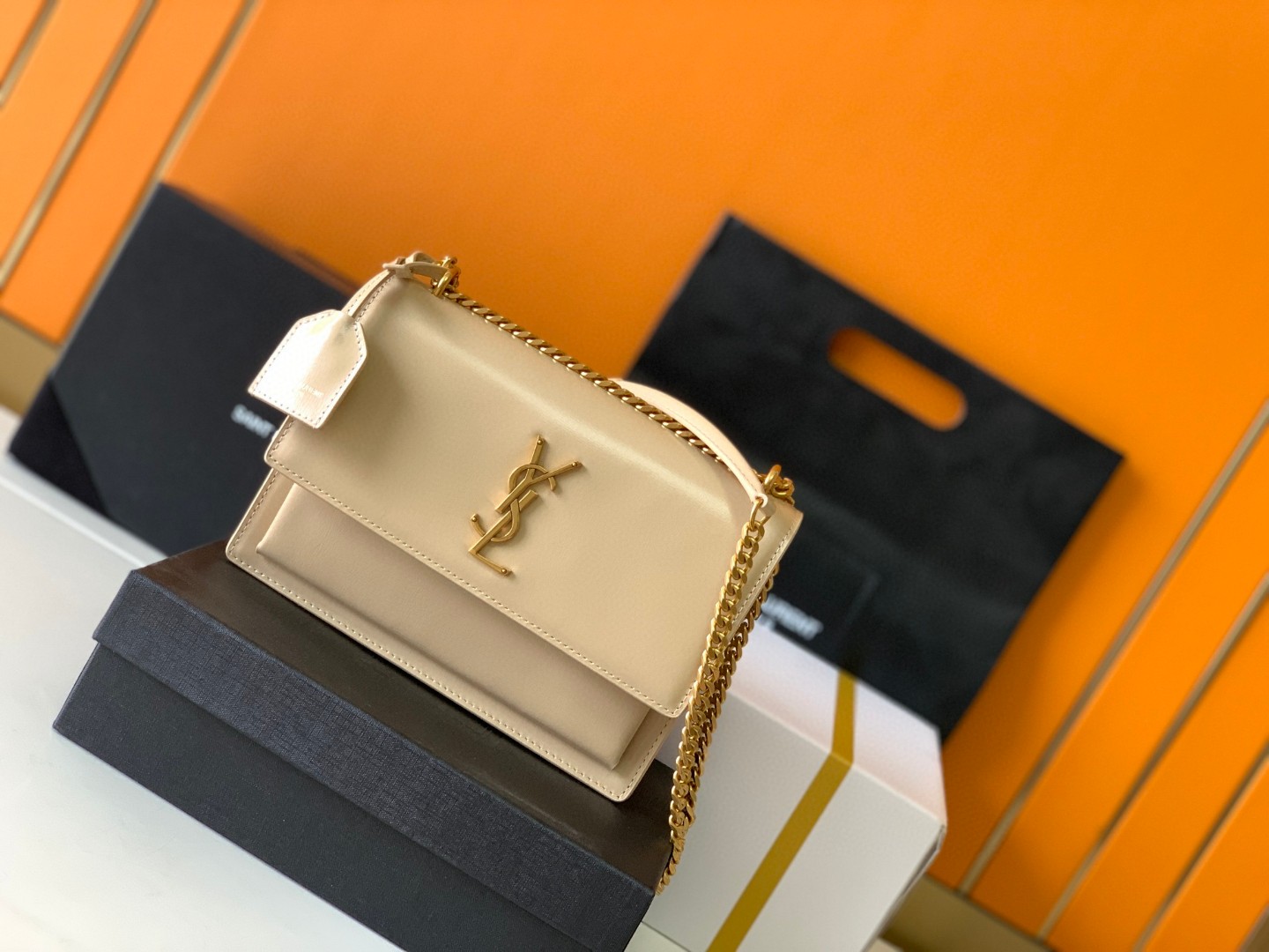 Saint Laurent Classic Chain Shoulder/Crossbody Bag for Women