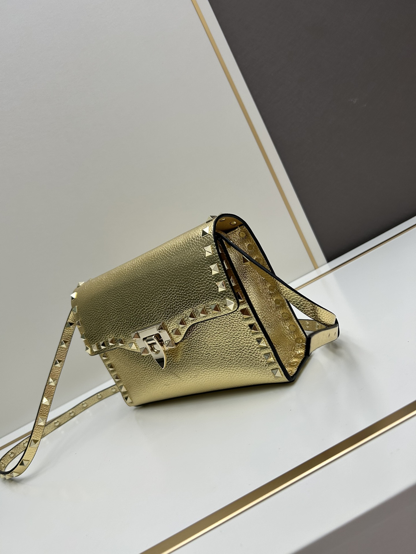 Valentino Grainy Leather Crossbody & Shoulder Bag