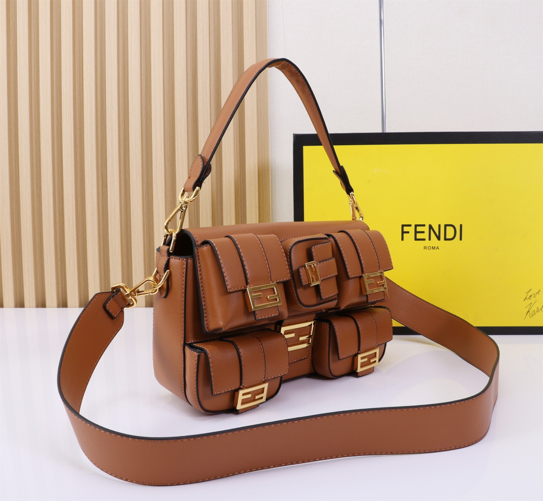 Fendi Baguette Multi-Pocket Handbag