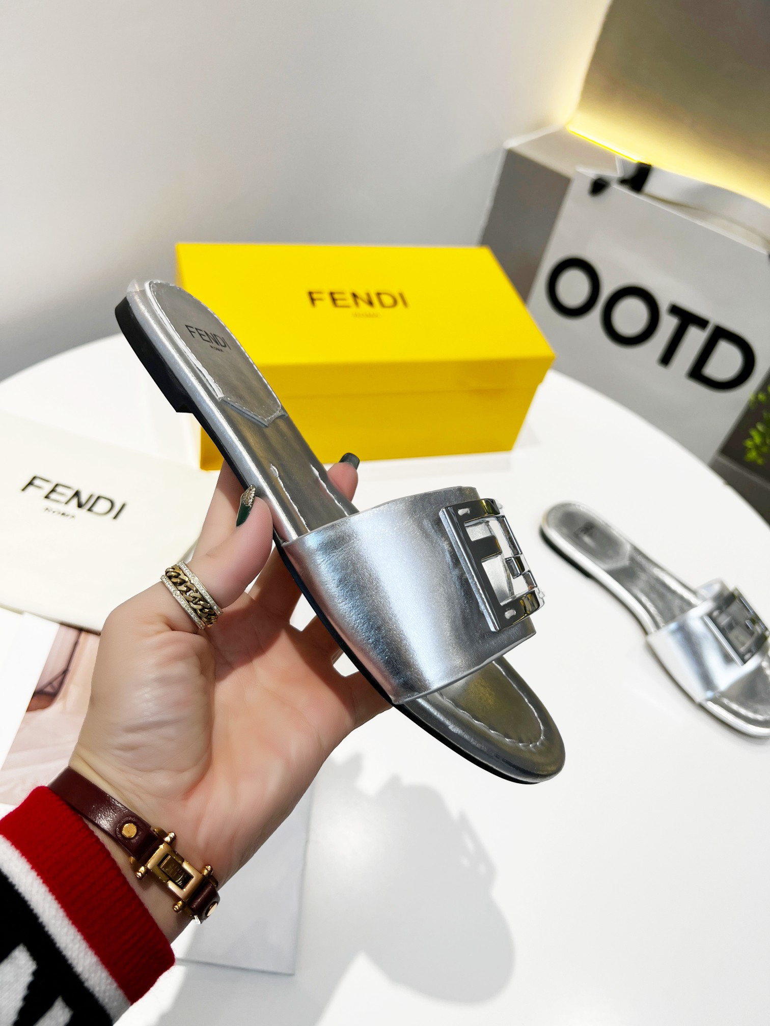 Fendi Novel Slippers