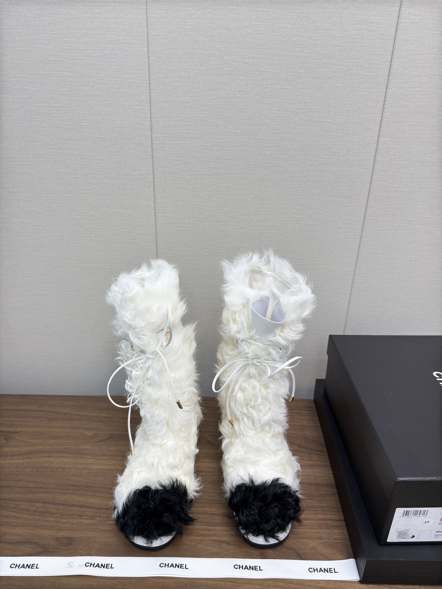 Chanel Furry Boots