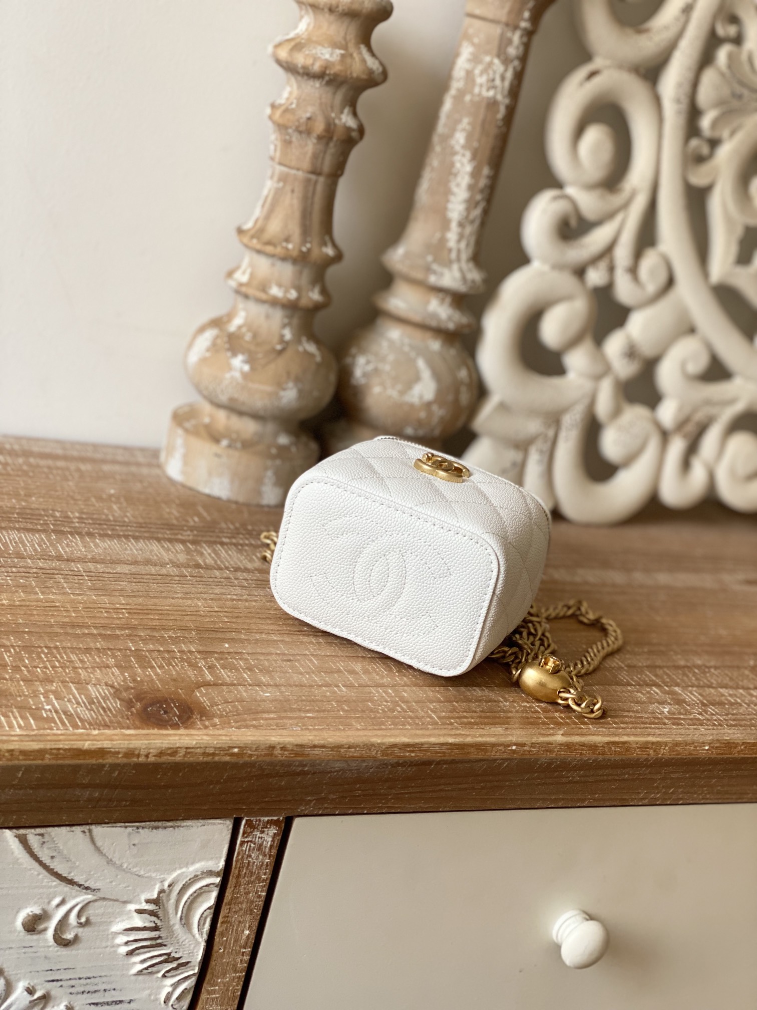 Chanel Lambskin Mini Makeup Pouch