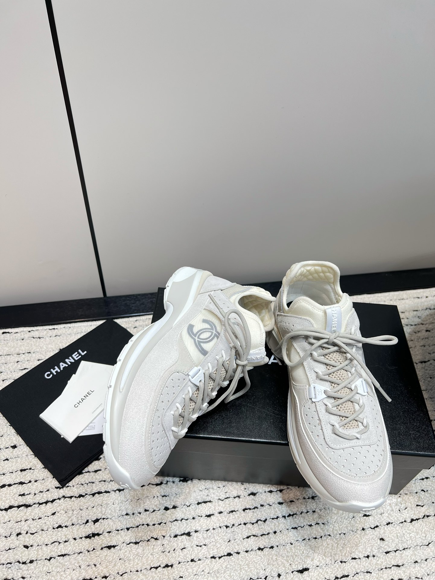 Chanel Versatile Suede Sneakers