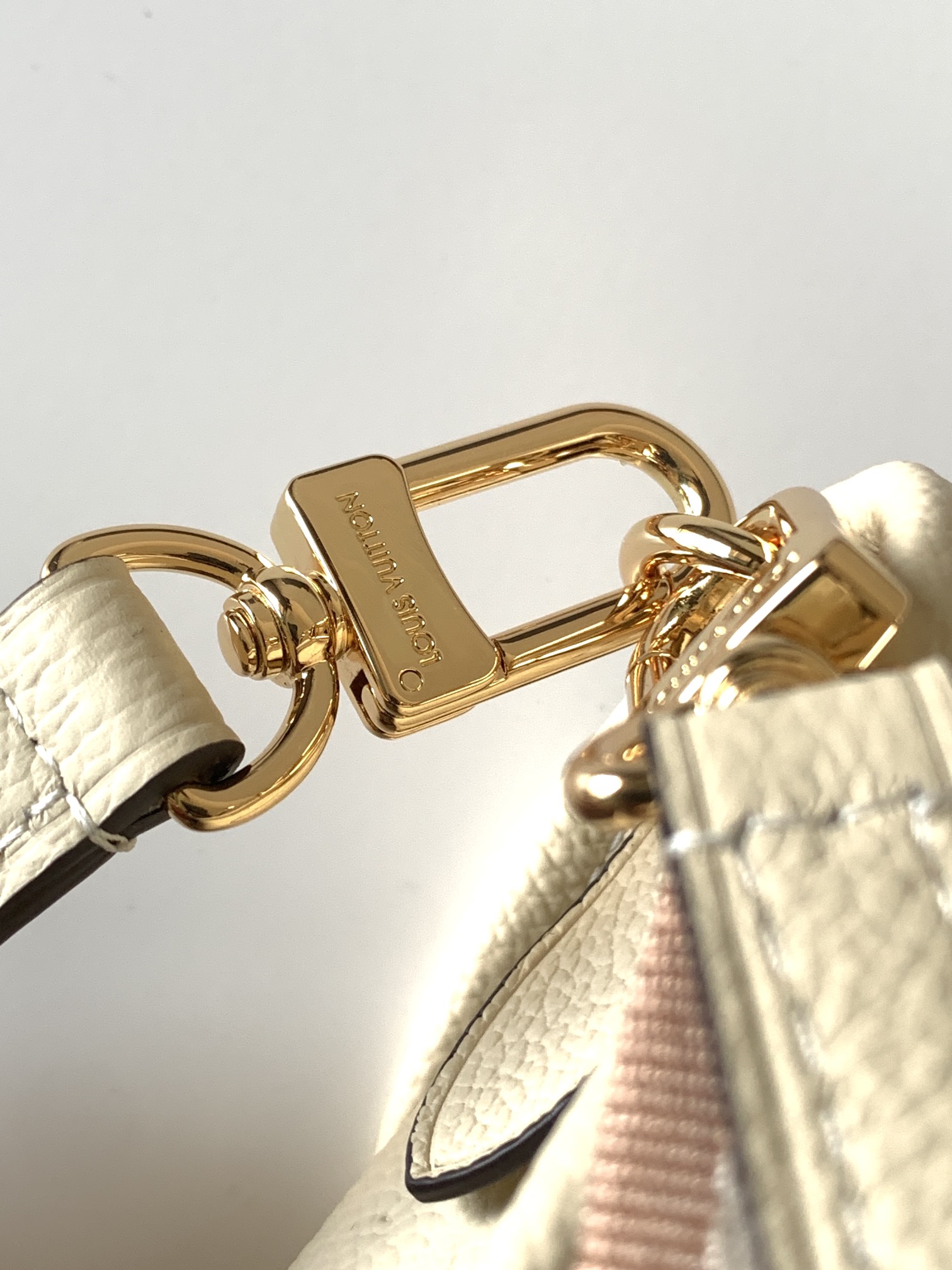 LV Diane Embossed Leather Handbag