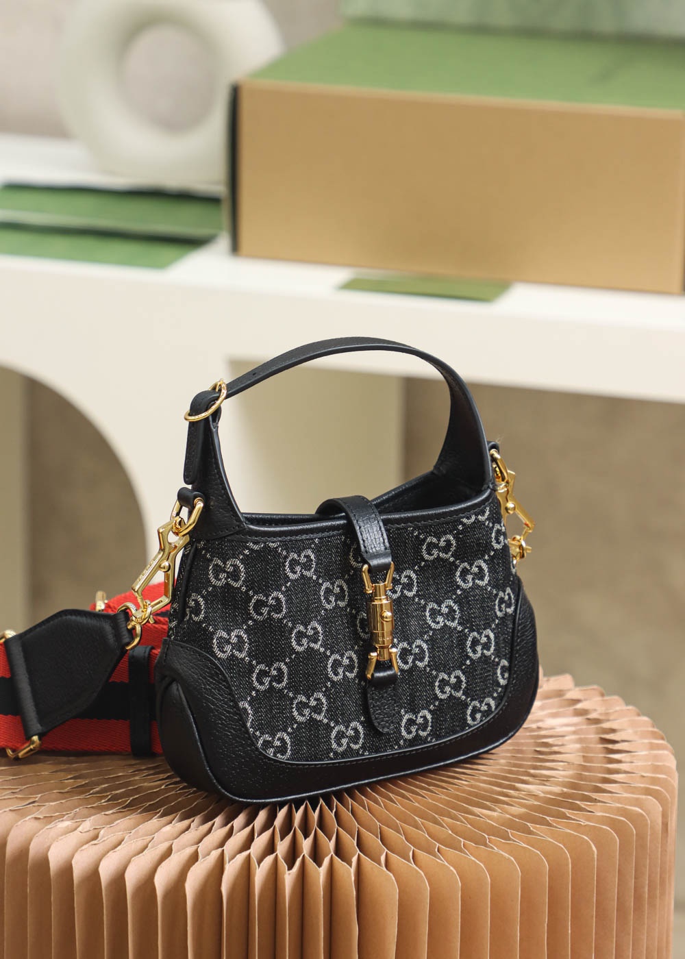 Gucci Canvas Small Crossbody&Handbag