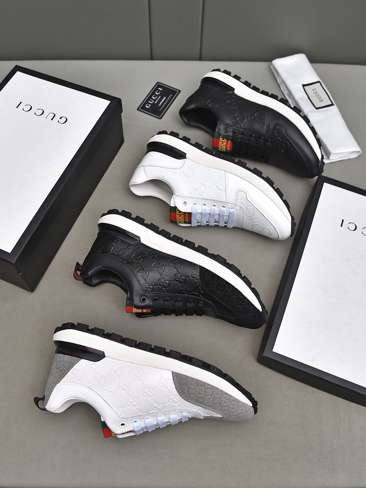 Gucci Leather Sneakers