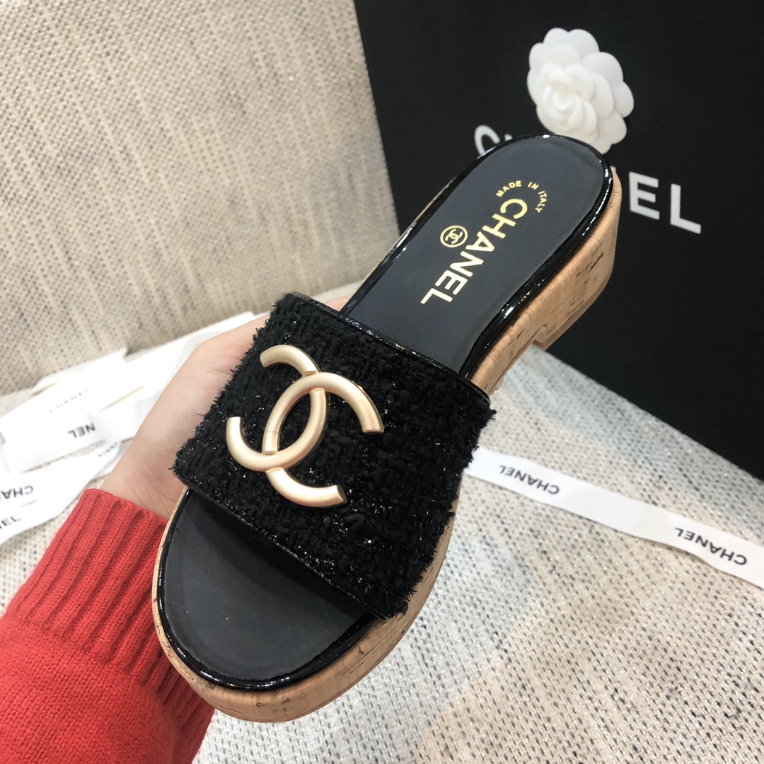 Chanel Original big brand luxury goods 1:1 high-end quality top qualityChanel clogs