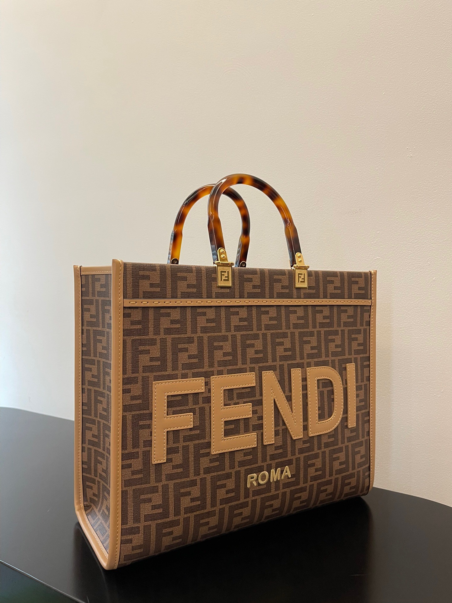 FENDI Monogram Tote Handbag