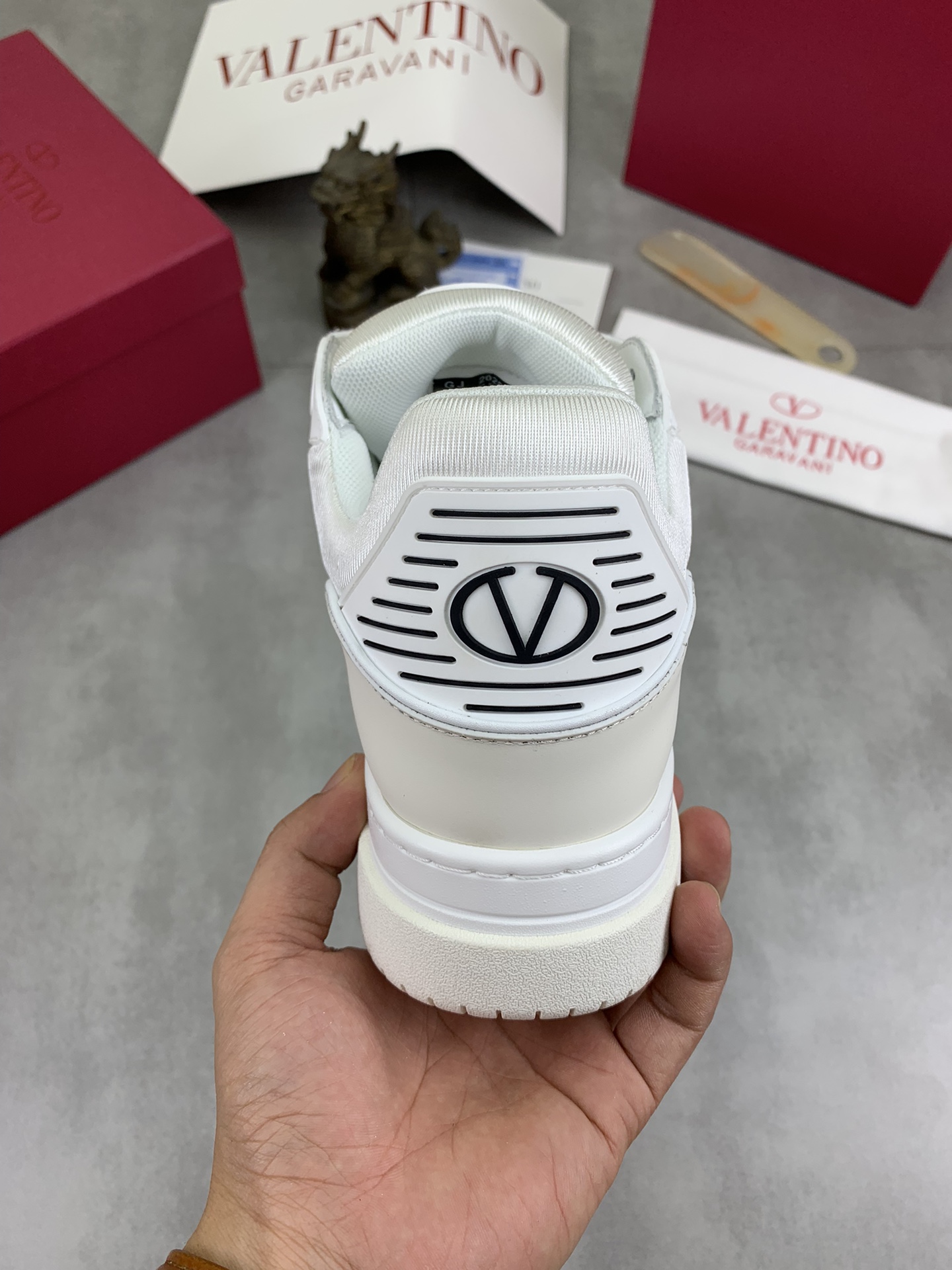 Valentino Classic Calfskin Sneakers