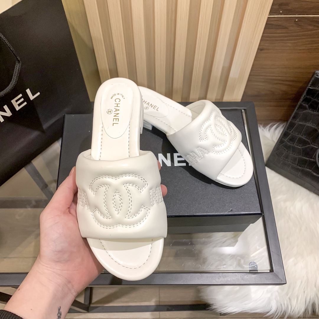 Chanel Soft Suede Slippers