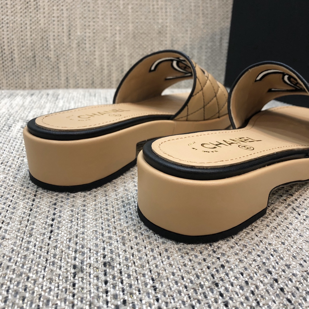 Chanel Soft Leather Slippers