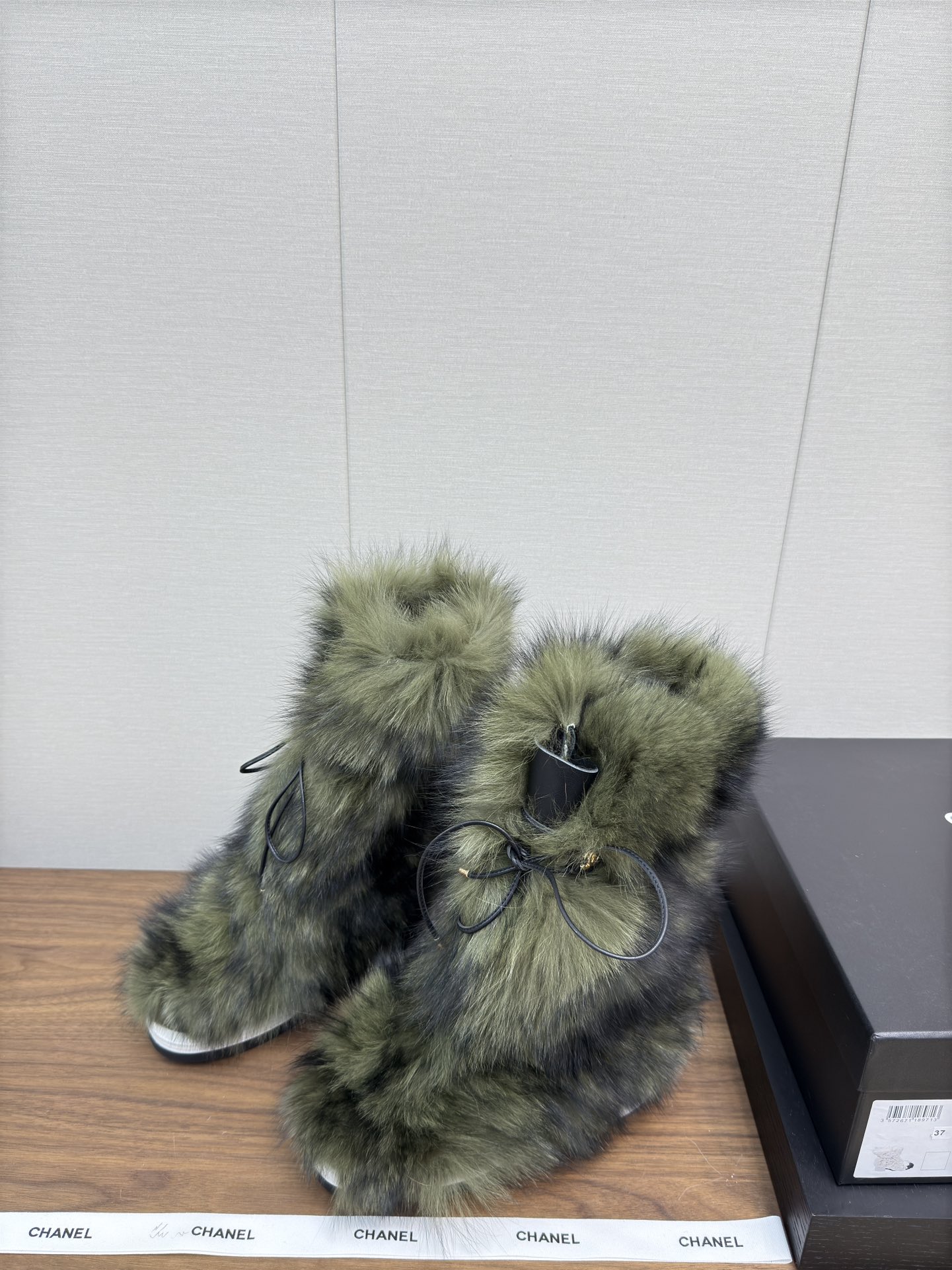 Chanel Furry Boots