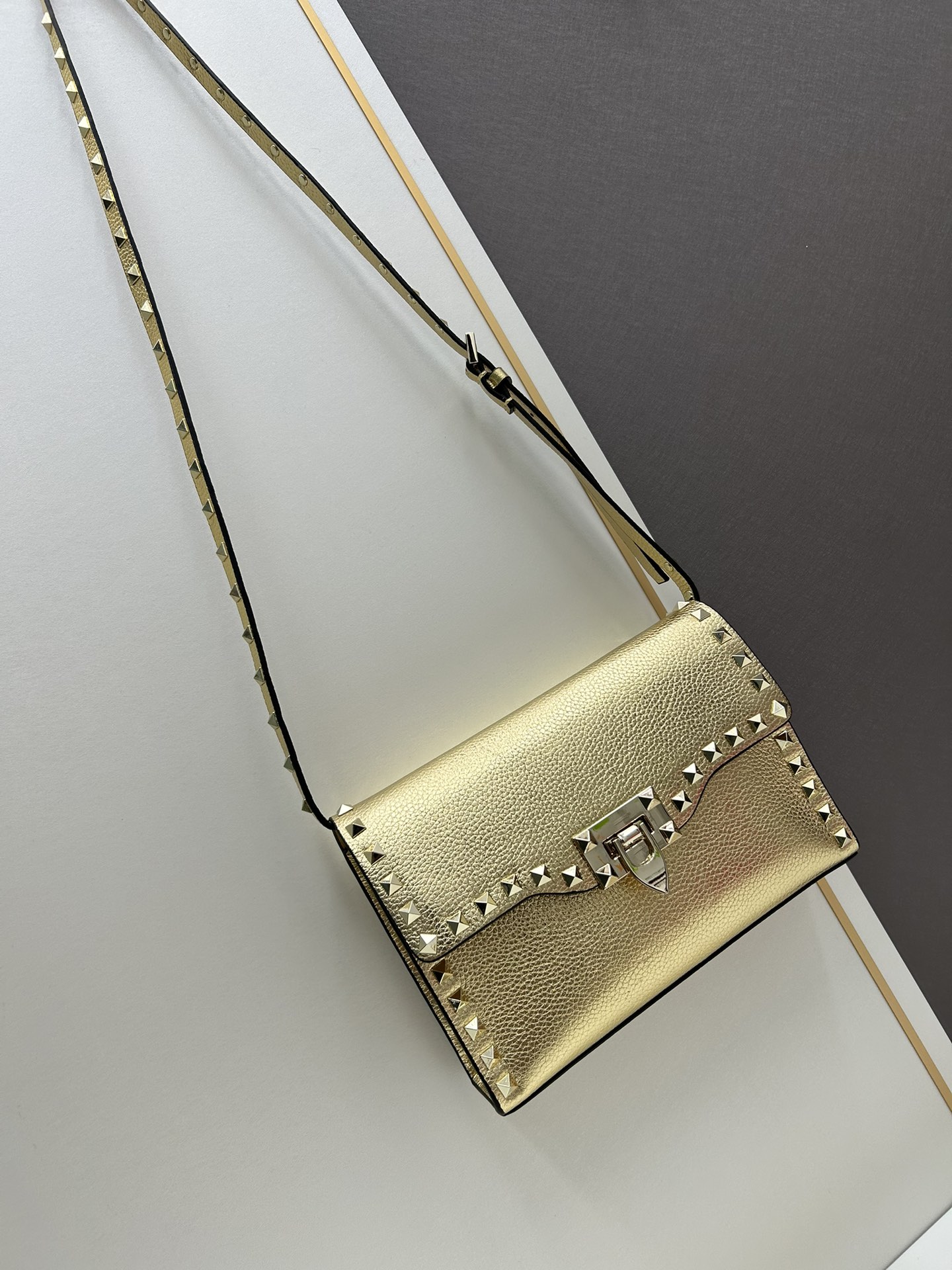 Valentino Grainy Leather Crossbody & Shoulder Bag