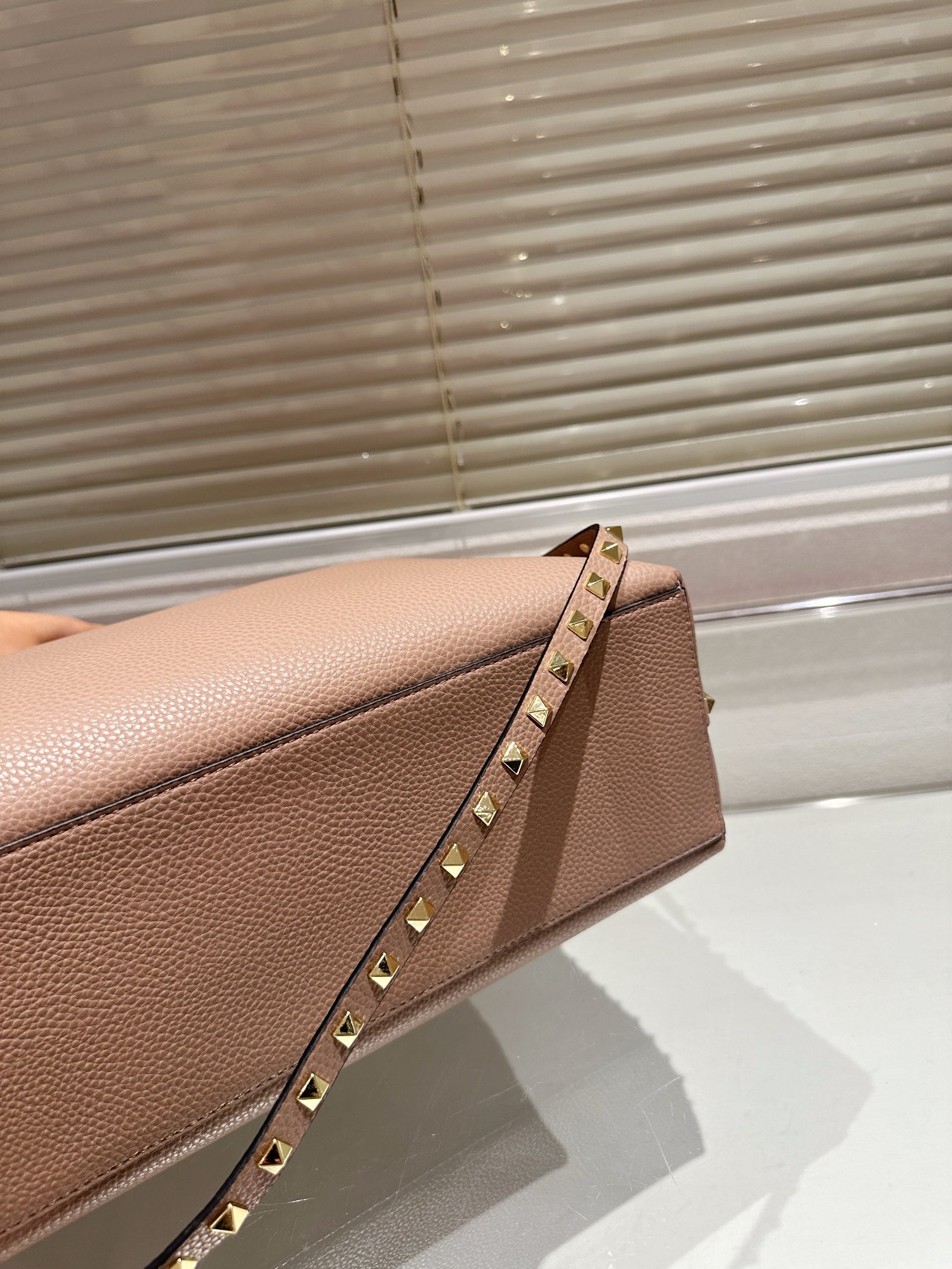 Valentino Leather Large Tote Bag