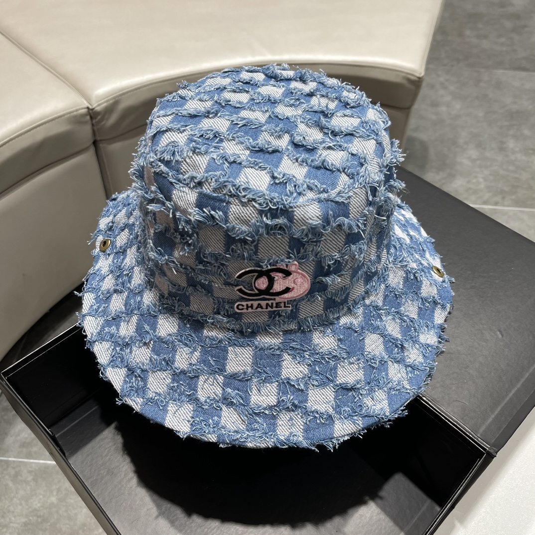Chanel Denim Fisherman Hat